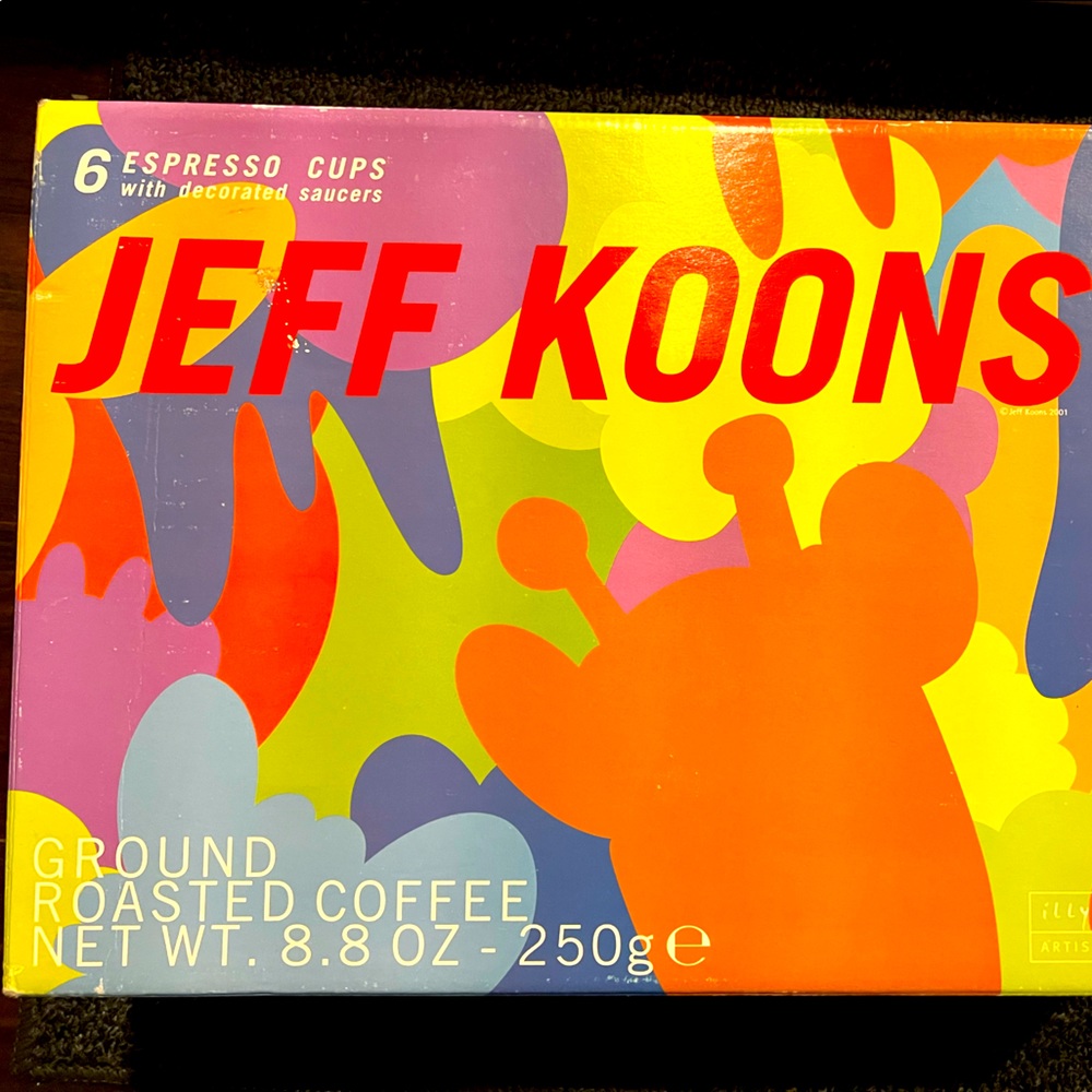 Jeff Koons ILLY Collection 2001 Espresso Original